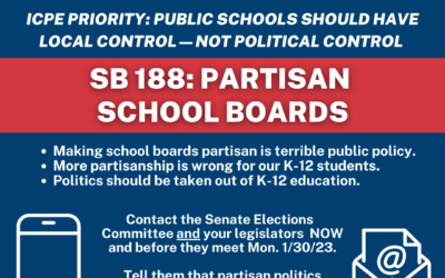 Vic’s Statehouse Notes #371 – Partisan School Boards