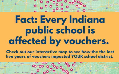 Five years of vouchers – mapped by district
